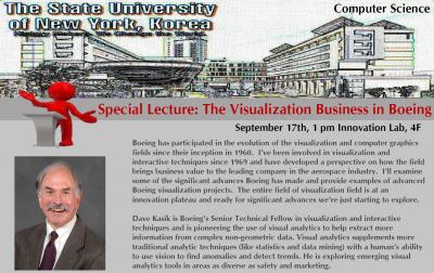 David Kasik, Senior Technical Fellow at Boeing Company, visits SUNY Korea